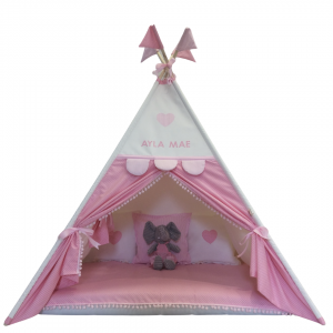 Pink Spot Deluxe Teepee