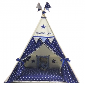 Royal Blue Star Deluxe Teepee